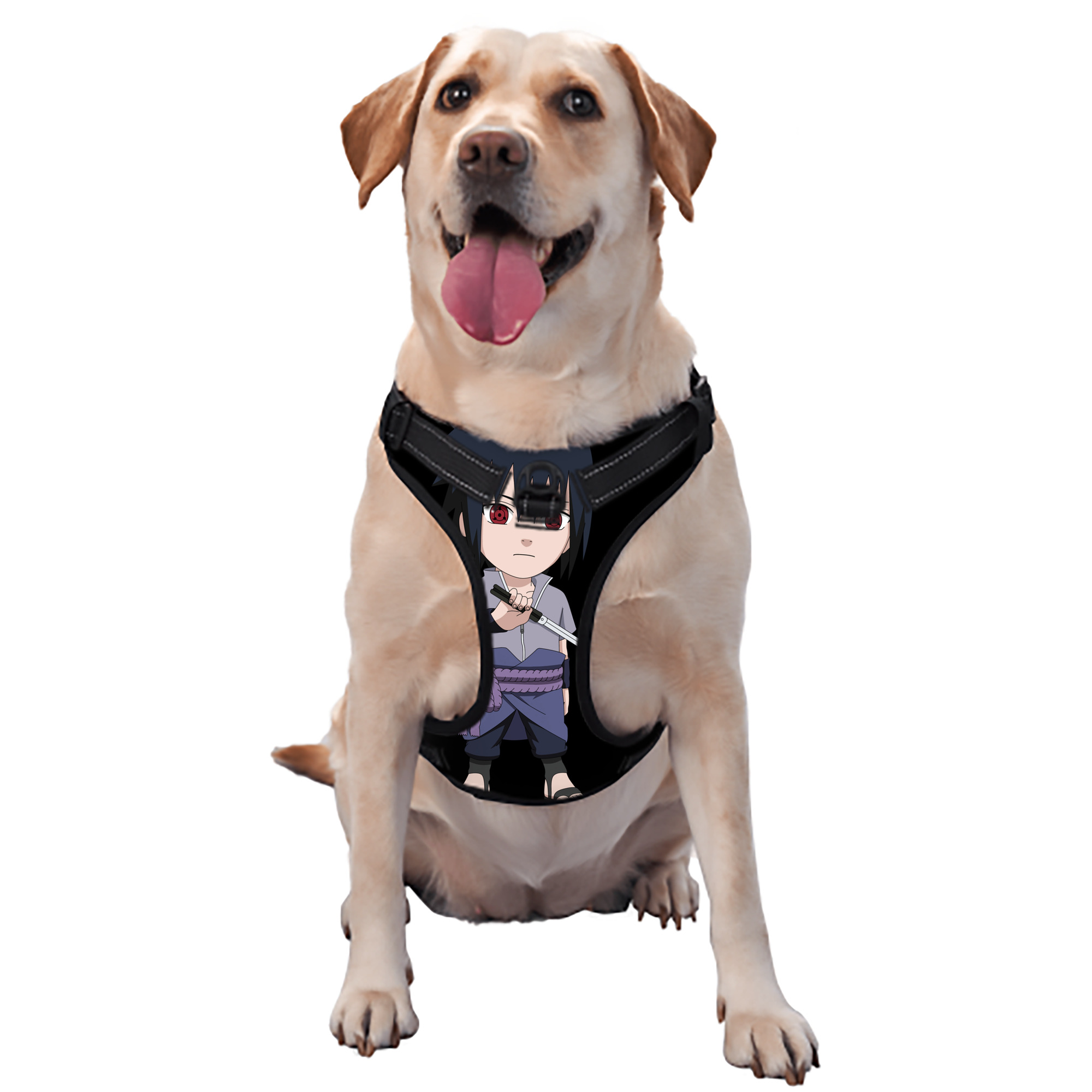 （画像用） NARUTO -ナルト- うちは サスケ Uchiha Sasuke ペット用ハーネス